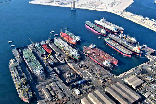 Dubai Drydock. UAE image